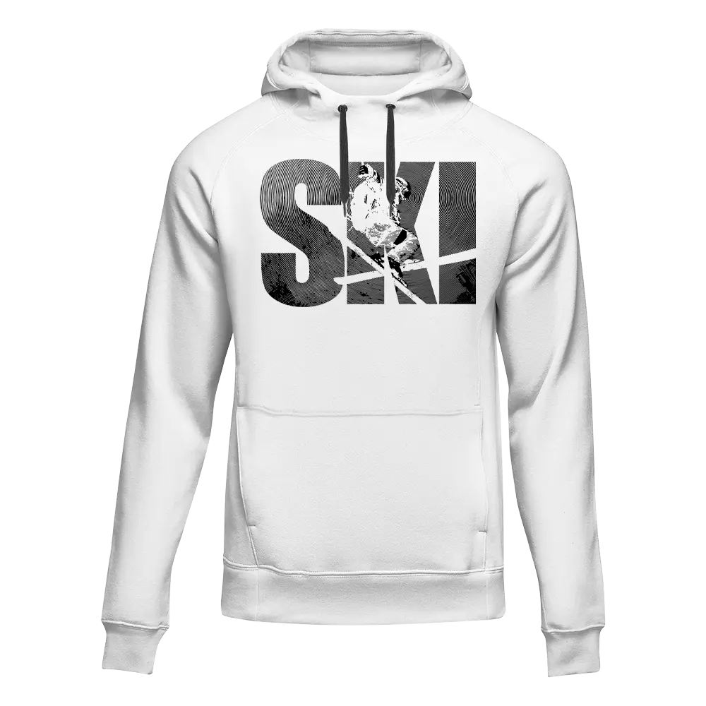 Ski Adult Fleece Hoodie
