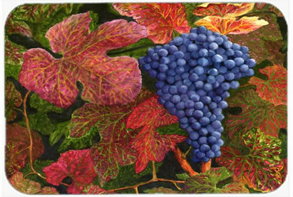 Grapes Of Joy by Malenda Trick Cutting Board Tempered Glass Kitchen Cutting Surface, Heat Resistant Chopping, Non-Slip Feet, Food Prep & Serving