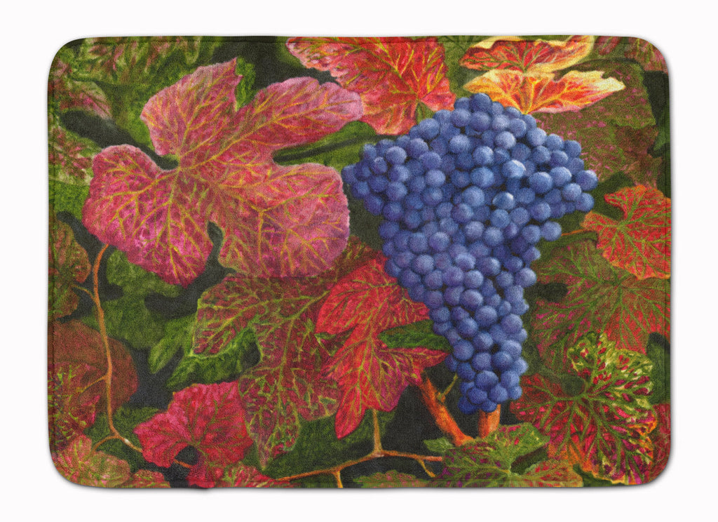 Grapes Of Joy by Malenda Trick Memory Foam Kitchen Mat Machine Washable Anti-Fatigue Cushion Comfort Bath or Kitchen Rug