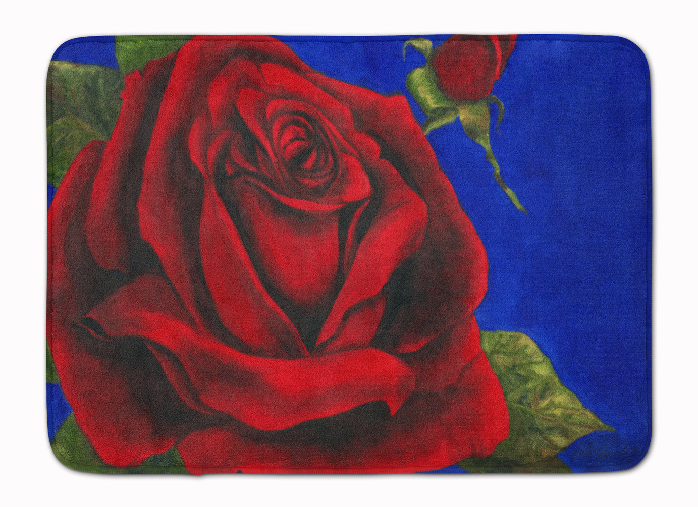 Rose by Malenda Trick Memory Foam Kitchen Mat Machine Washable Anti-Fatigue Cushion Comfort Bath or Kitchen Rug