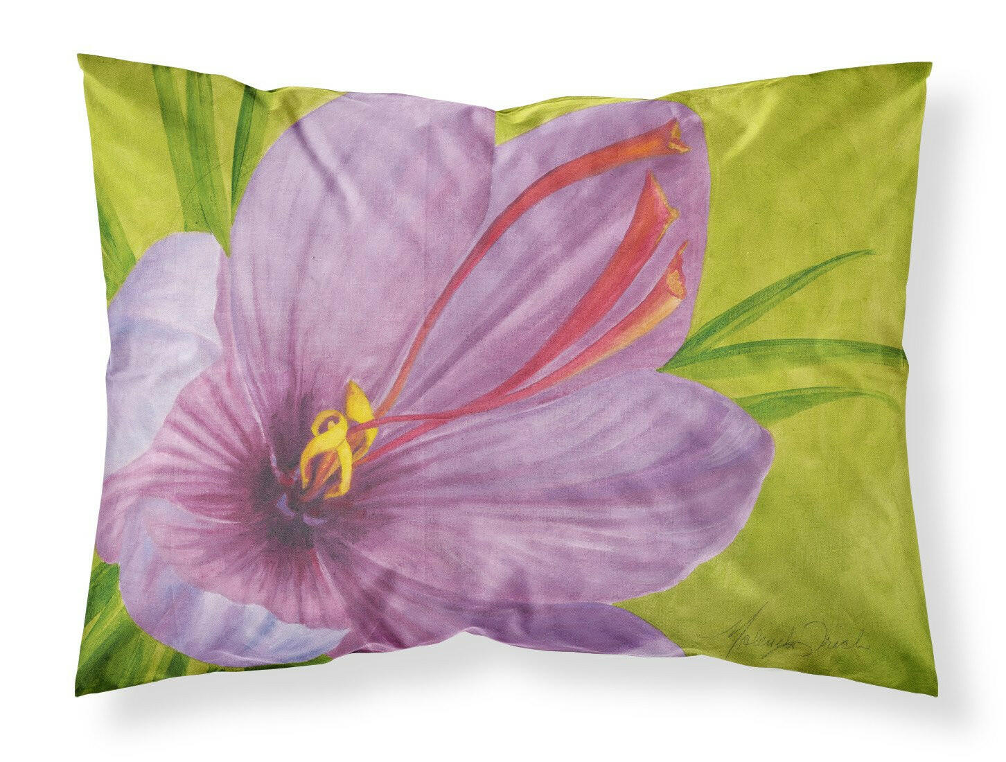 Floral by Malenda Trick Standard Pillowcase Lightweight Super Soft Easy Care Decorative Artwork Pillowcase, Standard
