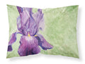 Purple Iris by Malenda Trick Standard Pillowcase Lightweight Super Soft Easy Care Decorative Artwork Pillowcase, Standard