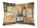 Wine Gran Vin by Malenda Trick Standard Pillowcase Lightweight Super Soft Easy Care Decorative Artwork Pillowcase, Standard
