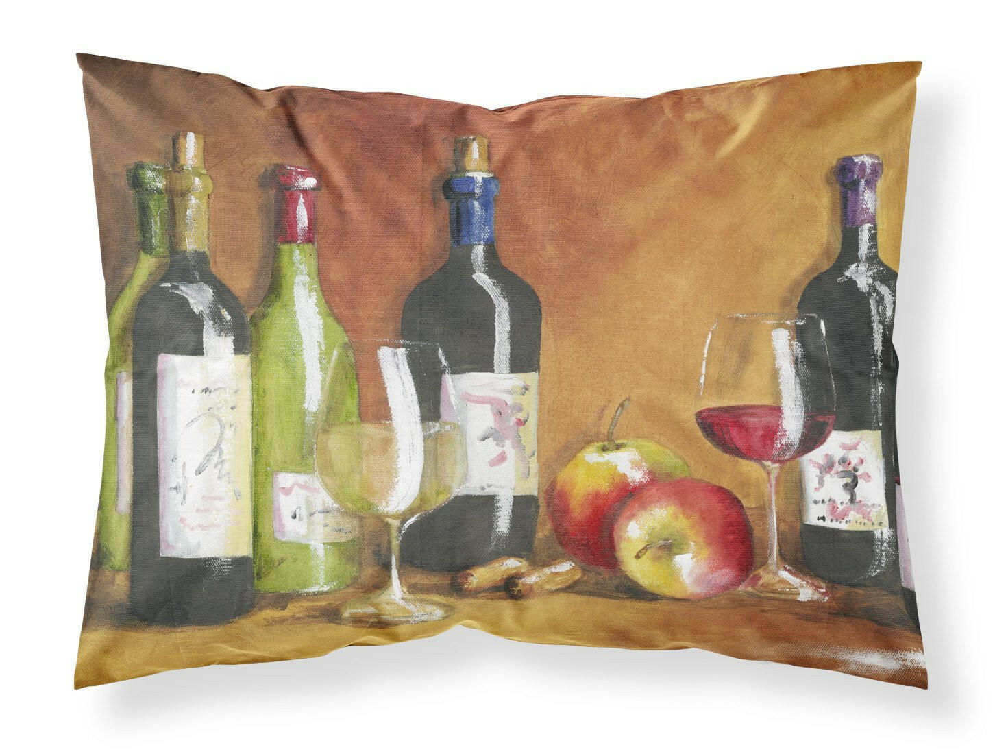 Wine by Malenda Trick Standard Pillowcase Lightweight Super Soft Easy Care Decorative Artwork Pillowcase, Standard