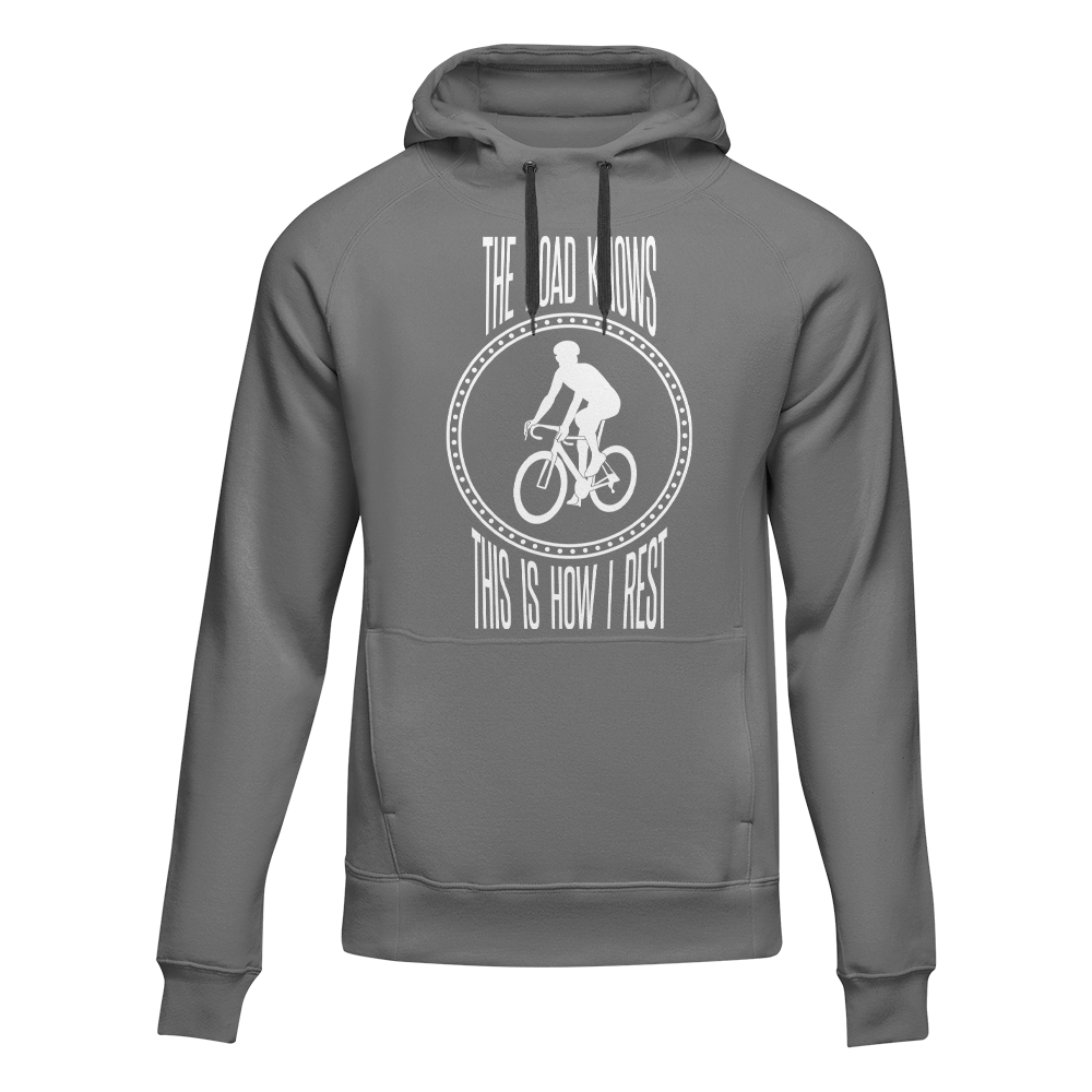 The Road Knows This Is How I Rest Adult Fleece Hoodie
