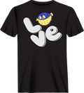 Love Fishing Blue Blowfish Globe Man T-Shirt