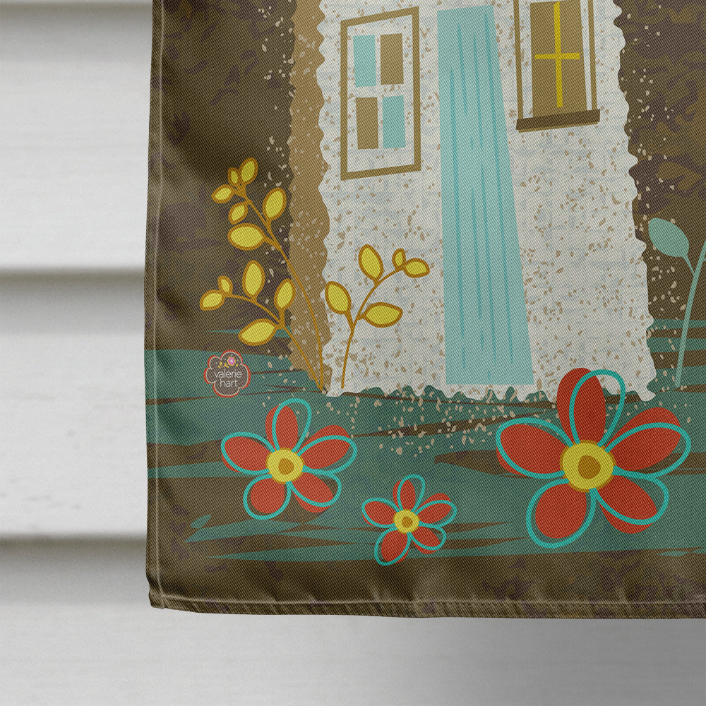 As For Me And My House House Flag 28x40 Porch Sleeve Pole Decorative Outside Yard Banner Artwork Wall Hanging, Polyester