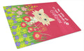 Garden Cat Cutting Board Tempered Glass Kitchen Cutting Surface, Heat Resistant Chopping, Non-Slip Feet, Food Prep & Serving