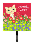 Garden Cat Leash or Key Holder Wall Hooks, Key Hooks Holder, Coat Rack Wall Mount, Coat Hooks, Hooks for Hanging Keys, Towels, Aprons, Leashes