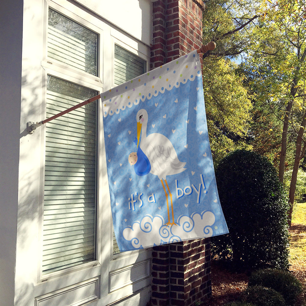 It's a Baby Boy House Flag 28x40 Porch Sleeve Pole Decorative Outside Yard Banner Artwork Wall Hanging, Polyester