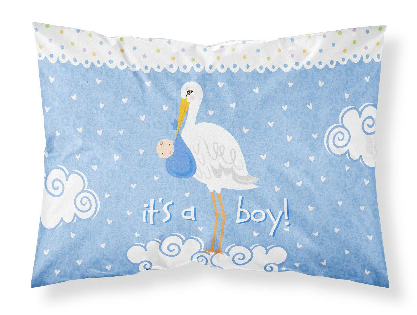 It's a Baby Boy Standard Pillowcase Lightweight Super Soft Easy Care Decorative Artwork Pillowcase, Standard