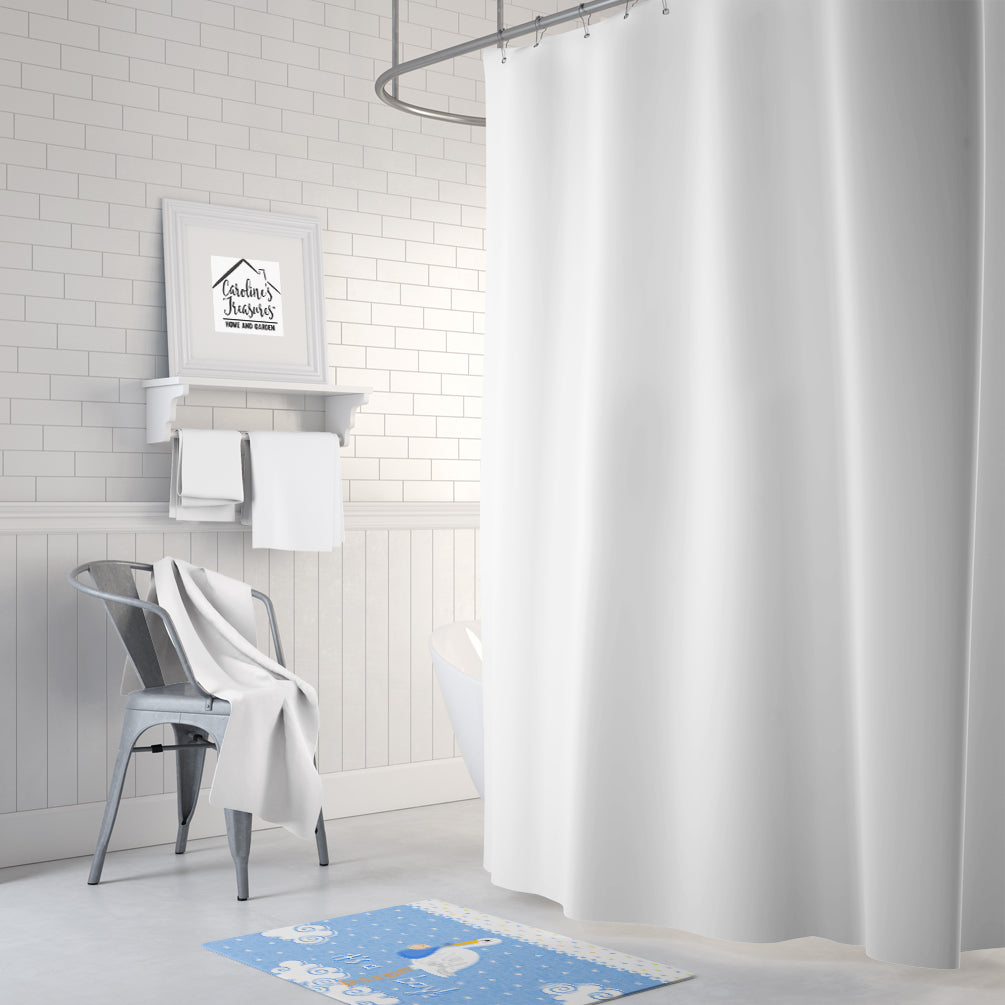 It's a Baby Boy Memory Foam Kitchen Mat Machine Washable Anti-Fatigue Cushion Comfort Bath or Kitchen Rug