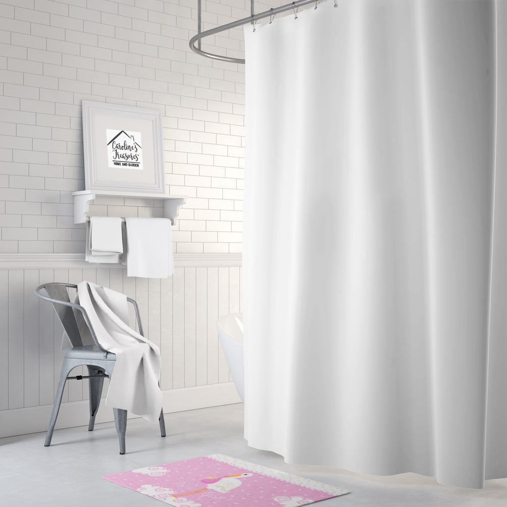 It's a Baby Girl Memory Foam Kitchen Mat Machine Washable Anti-Fatigue Cushion Comfort Bath or Kitchen Rug