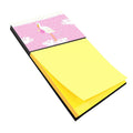 It's a Baby Girl Watercolor Sticky Note Holder Refillable Dispenser Desk Accessory 3x3 Pad Gift