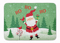 Merry Christmas Santa Claus Ho Ho Ho Memory Foam Kitchen Mat Machine Washable Anti-Fatigue Cushion Comfort Bath or Kitchen Rug