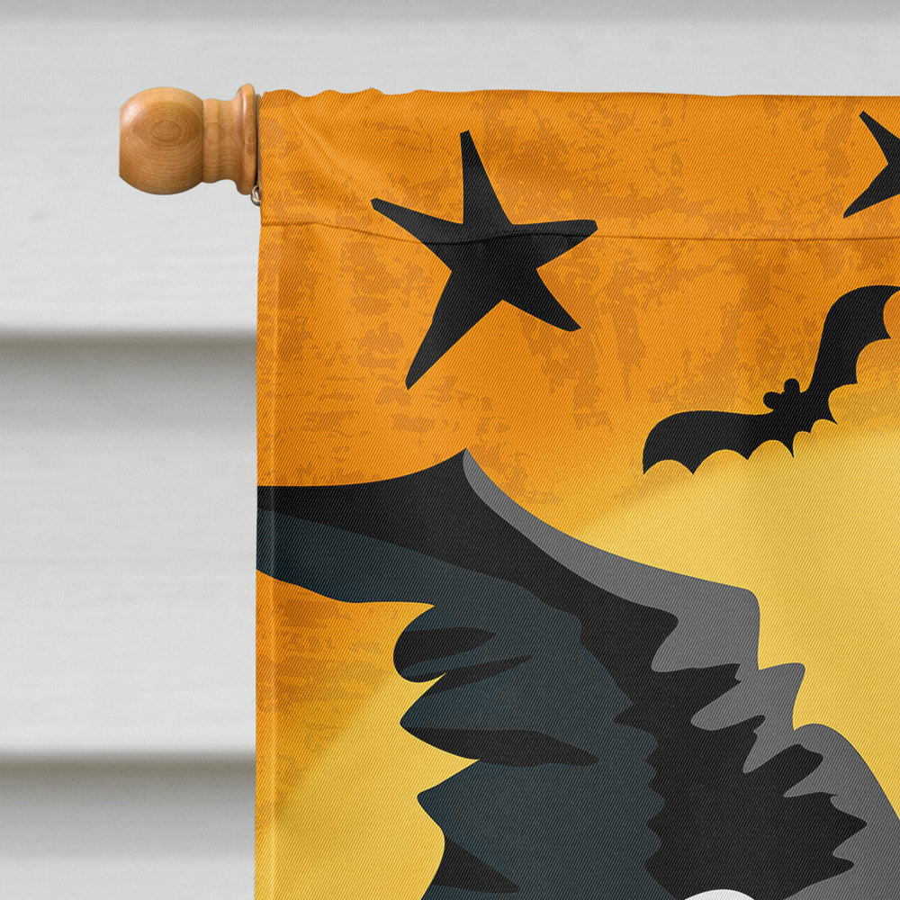 Halloween Wicked Witch House Flag 28x40 Porch Sleeve Pole Decorative Outside Yard Banner Artwork Wall Hanging, Polyester