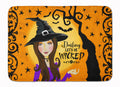 Halloween Wicked Witch Memory Foam Kitchen Mat Machine Washable Anti-Fatigue Cushion Comfort Bath or Kitchen Rug