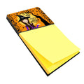 Halloween Wicked Witch Watercolor Sticky Note Holder Refillable Dispenser Desk Accessory 3x3 Pad Gift