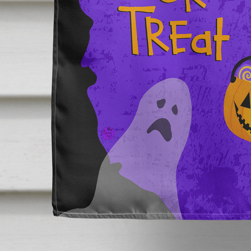 Halloween Frankie Frankenstein House Flag 28x40 Porch Sleeve Pole Decorative Outside Yard Banner Artwork Wall Hanging, Polyester