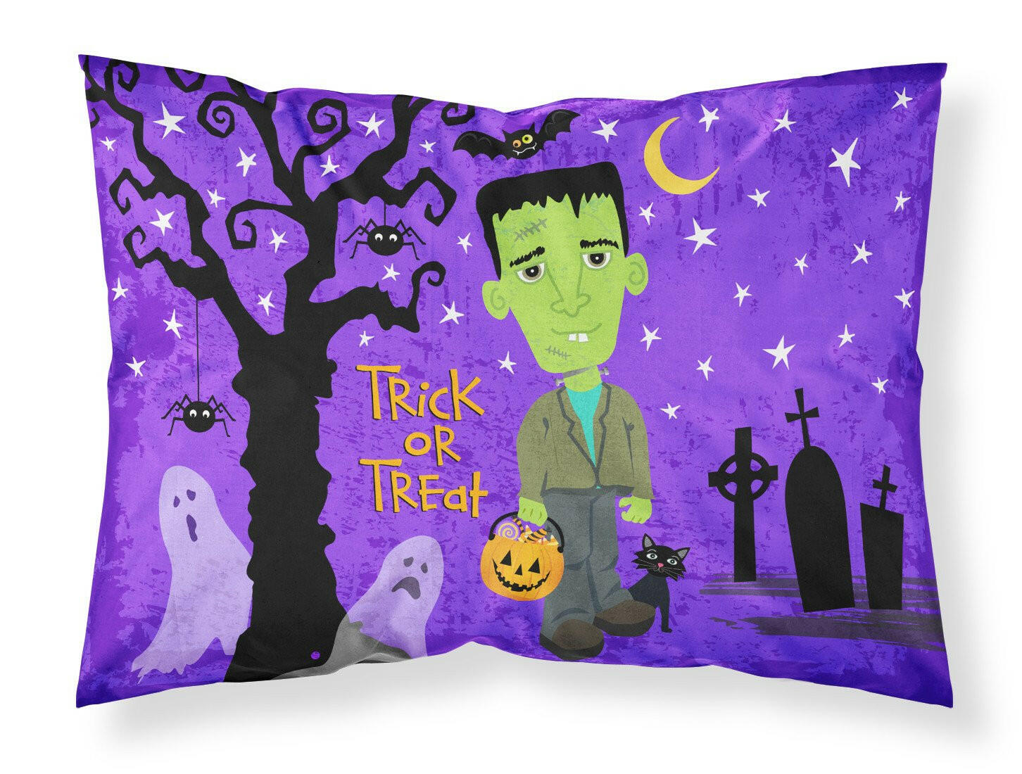Halloween Frankie Frankenstein Standard Pillowcase Lightweight Super Soft Easy Care Decorative Artwork Pillowcase, Standard