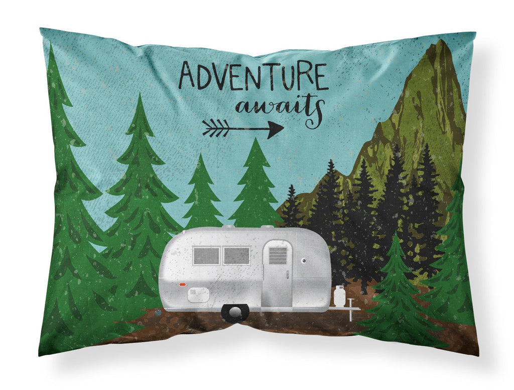 Airstream Camper Adventure Awaits Standard Pillowcase Lightweight Super Soft Easy Care Decorative Artwork Pillowcase, Standard