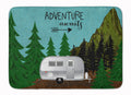 Airstream Camper Adventure Awaits Memory Foam Kitchen Mat Machine Washable Anti-Fatigue Cushion Comfort Bath or Kitchen Rug