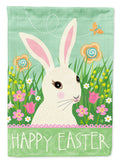 Easter Bunny Rabbit House Flag 28x40 Porch Sleeve Pole Decorative Outside Yard Banner Artwork Wall Hanging, Polyester