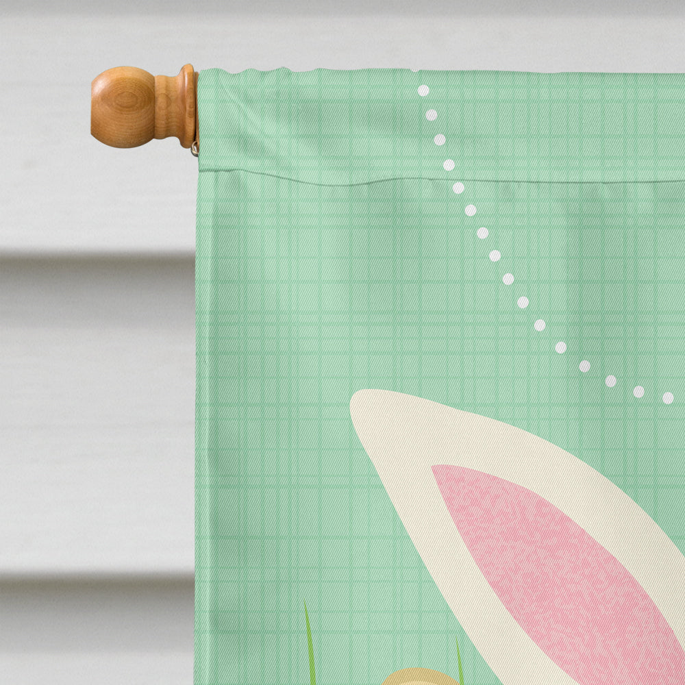 Easter Bunny Rabbit House Flag 28x40 Porch Sleeve Pole Decorative Outside Yard Banner Artwork Wall Hanging, Polyester
