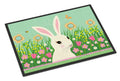 Easter Bunny Rabbit Doormat Indoor Outdoor 24H X 36W Front Door Mat Rugs for Entryway, Non Slip Washable Low Pile,