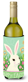 Easter Bunny Rabbit Wine Bottle Hugger Gift Sleeve for Standard 750 ml Bottles, Insulated Reusable Also Fits Mini Shot & Pint Bottles