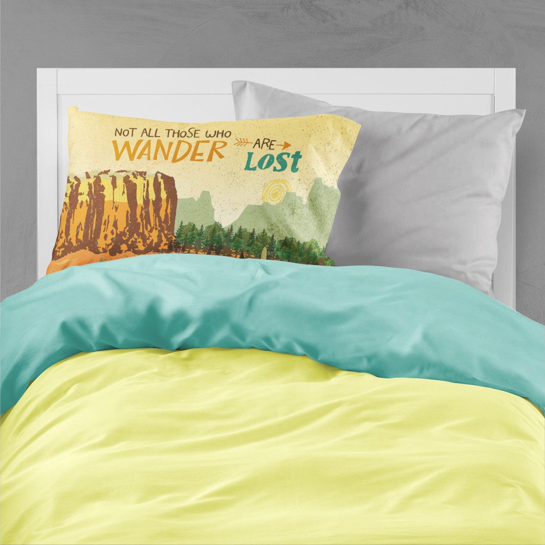 Airstream Camper Camping Wander Standard Pillowcase Lightweight Super Soft Easy Care Decorative Artwork Pillowcase, Standard