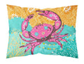Coastal Pink Crab Standard Pillowcase Lightweight Super Soft Easy Care Decorative Artwork Pillowcase, Standard