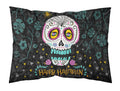 Happy Halloween Day of the Dead Standard Pillowcase Lightweight Super Soft Easy Care Decorative Artwork Pillowcase, Standard