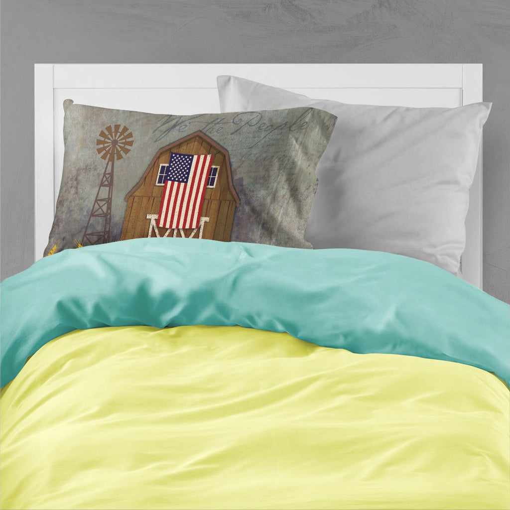 Patriotic Barn Land of America Standard Pillowcase Lightweight Super Soft Easy Care Decorative Artwork Pillowcase, Standard
