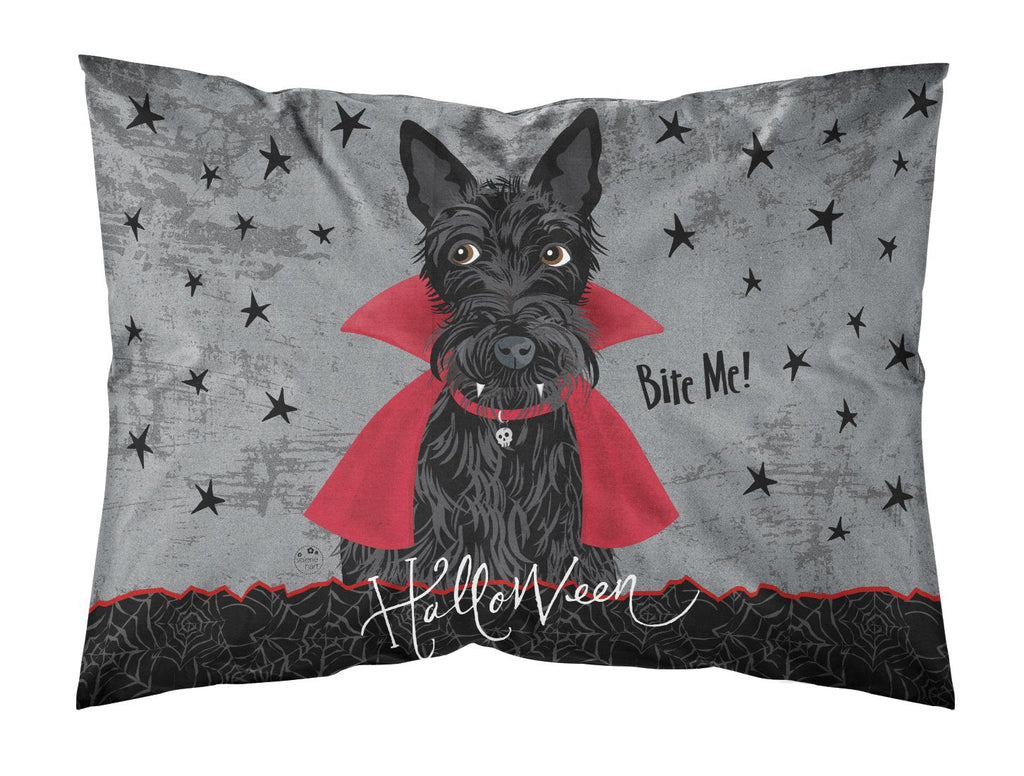 Halloween Vampire Scottie Standard Pillowcase Lightweight Super Soft Easy Care Decorative Artwork Pillowcase, Standard
