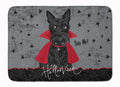 Halloween Vampire Scottie Memory Foam Kitchen Mat Machine Washable Anti-Fatigue Cushion Comfort Bath or Kitchen Rug