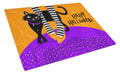Halloween Witches Feet Cutting Board Tempered Glass Kitchen Cutting Surface, Heat Resistant Chopping, Non-Slip Feet, Food Prep & Serving