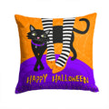 Halloween Witches Feet Decorative Throw Pillow 14x14 Indoor Outdoor Accent Cushion, Fabric Cover with Insert for Sofa, Bed, Porch & Living Room