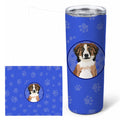 Australian Shepherd Red Tricolor #1  Stainless Steel Skinny Tumbler 20 oz Vacuum Double Walled Reusable Insulated Travel Cup