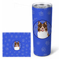Australian Shepherd Red Tricolor #2  Stainless Steel Skinny Tumbler 20 oz Vacuum Double Walled Reusable Insulated Travel Cup