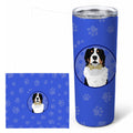 Bernese Mountain Dog #2  Stainless Steel Skinny Tumbler 20 oz Vacuum Double Walled Reusable Insulated Travel Cup