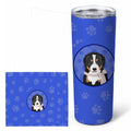 Bernese Mountain Dog Puppy #1  Stainless Steel Skinny Tumbler 20 oz Vacuum Double Walled Reusable Insulated Travel Cup