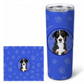 Bernese Mountain Dog Puppy #2  Stainless Steel Skinny Tumbler 20 oz Vacuum Double Walled Reusable Insulated Travel Cup