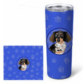 Dachshund Dapple #1  Stainless Steel Skinny Tumbler 20 oz Vacuum Double Walled Reusable Insulated Travel Cup