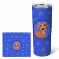 Dachshund Red #1  Stainless Steel Skinny Tumbler 20 oz Vacuum Double Walled Reusable Insulated Travel Cup