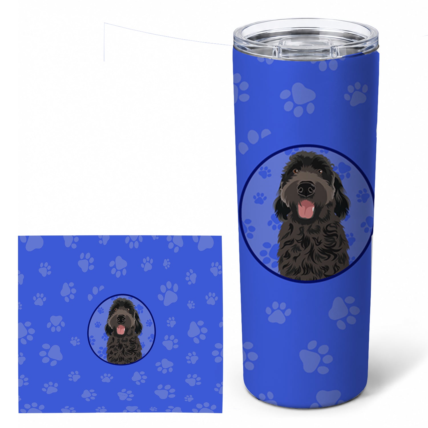Doodle Black #1  Stainless Steel Skinny Tumbler 20 oz Vacuum Double Walled Reusable Insulated Travel Cup