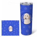 Doodle Cream #1  Stainless Steel Skinny Tumbler 20 oz Vacuum Double Walled Reusable Insulated Travel Cup