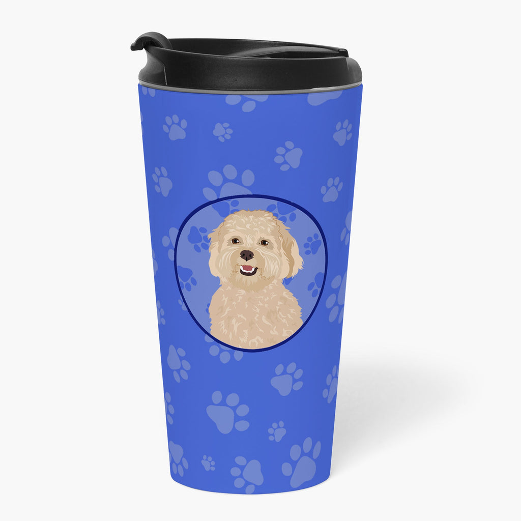 Doodle Fawn #1  Stainless Steel 16 oz  Tumbler Blue Insulated Tumbler with Lid, Cute Travel Cup for Coffee, Cocktails, Gift Men, Dad, Women, Mother