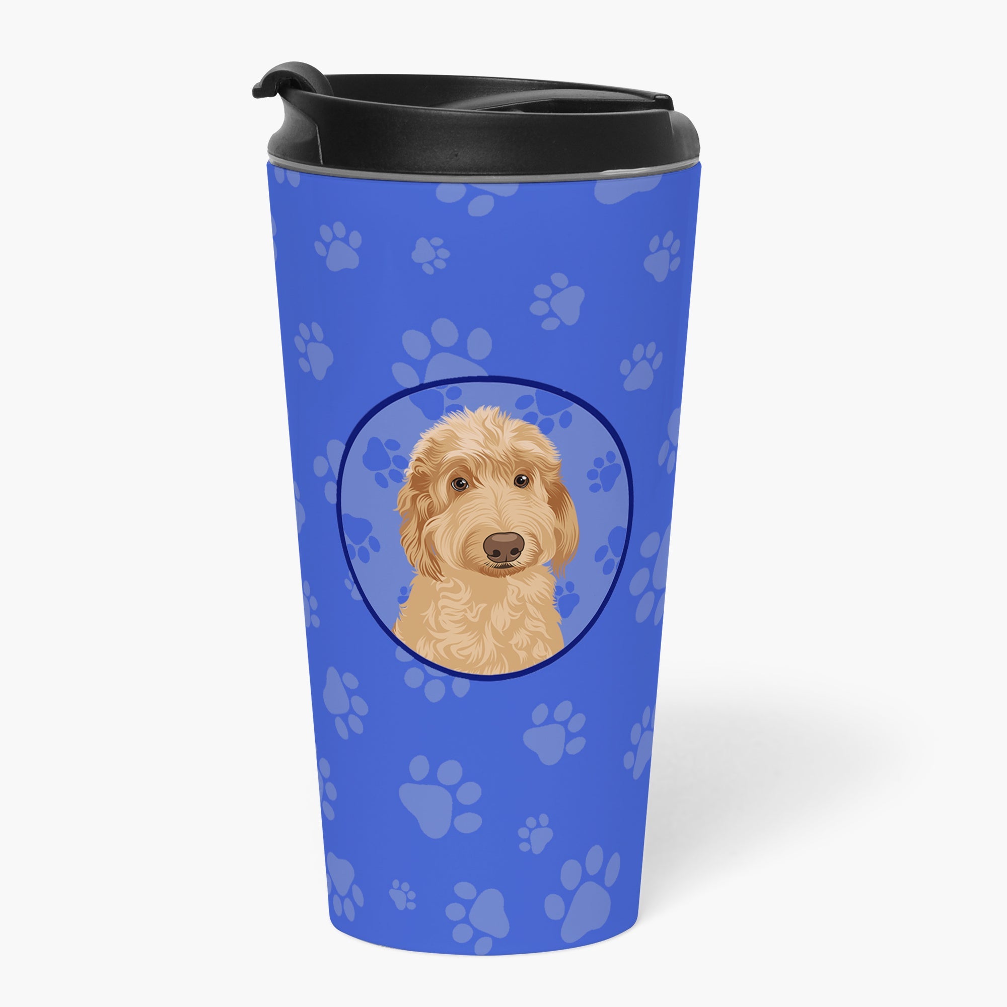 Doodle Liver #1  Stainless Steel 16 oz  Tumbler Blue Insulated Tumbler with Lid, Cute Travel Cup for Coffee, Cocktails, Gift Men, Dad, Women, Mother