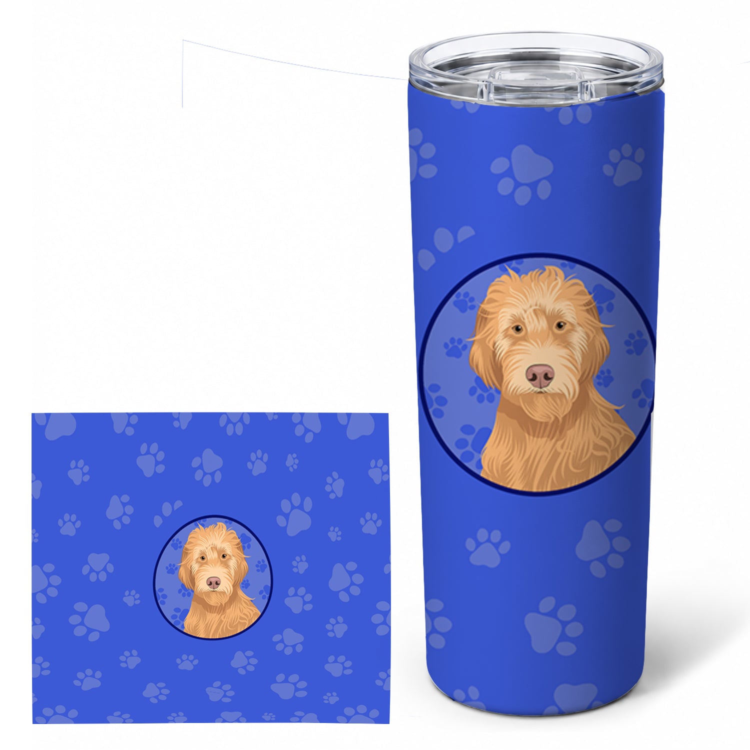 Doodle Liver #2  Stainless Steel Skinny Tumbler 20 oz Vacuum Double Walled Reusable Insulated Travel Cup